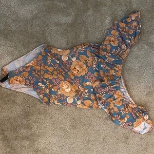 Floral body suit